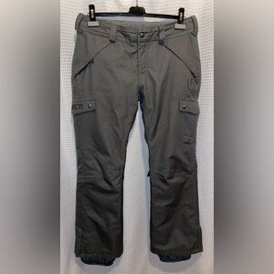 Women’s BURTON DRYRIDE waterproof dark gray snow/ski winter pants size medium